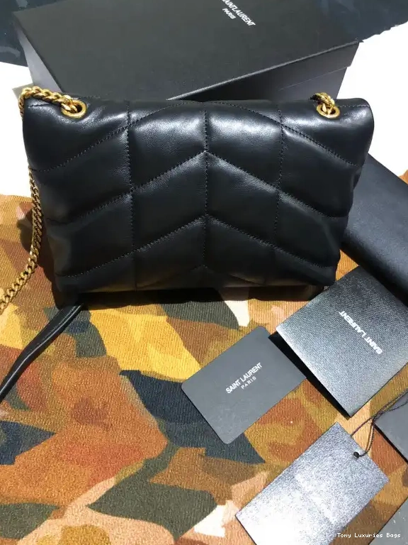 Tony Luxuries MINI YSL SMALL PUFFER BAG CHAIN 0529